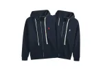 Polo Ralph Lauren Hoodie Navy with White Lace