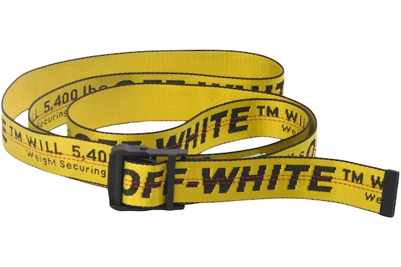 OFF-WHITE Industrial Belt Yellow/Black