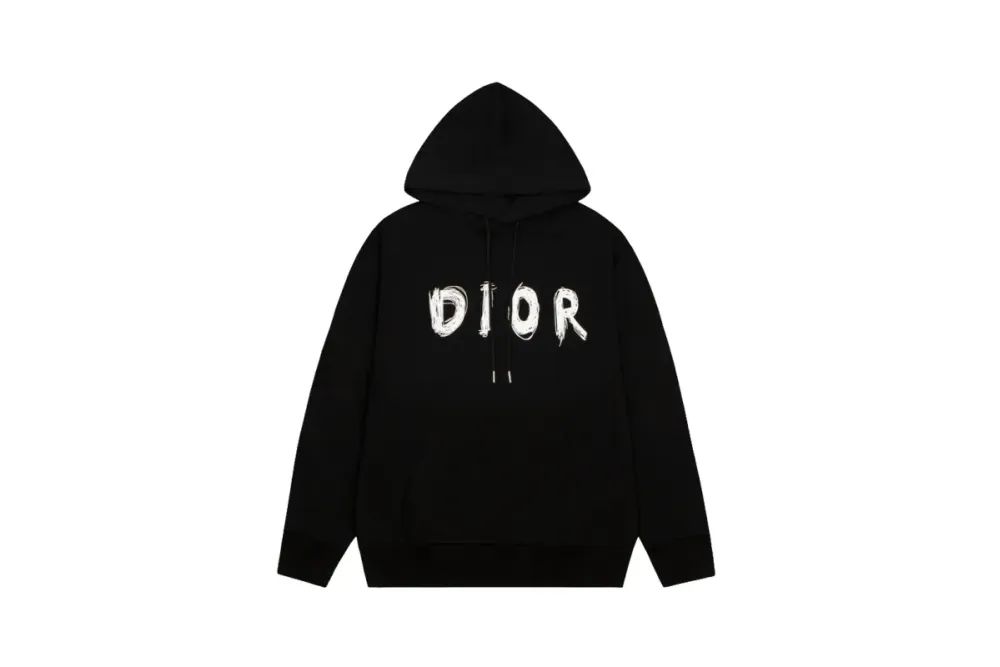 Dior Hoodie Letters Black