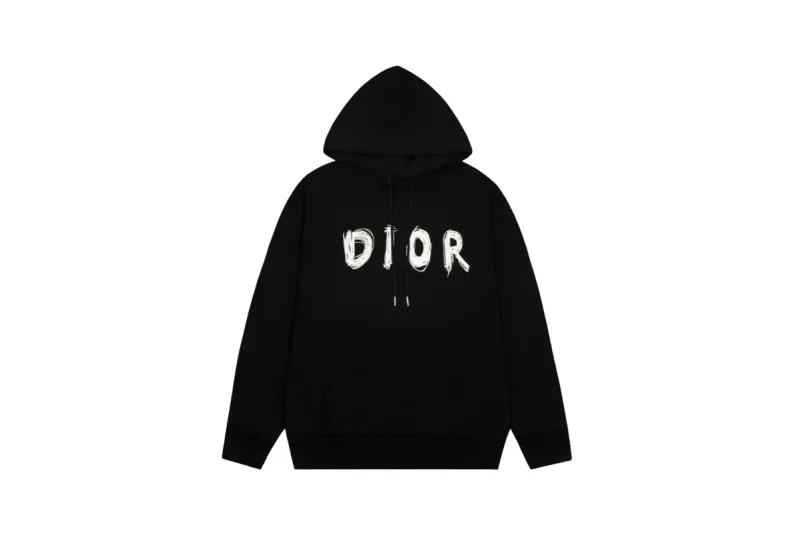 Dior Hoodie Letters Black