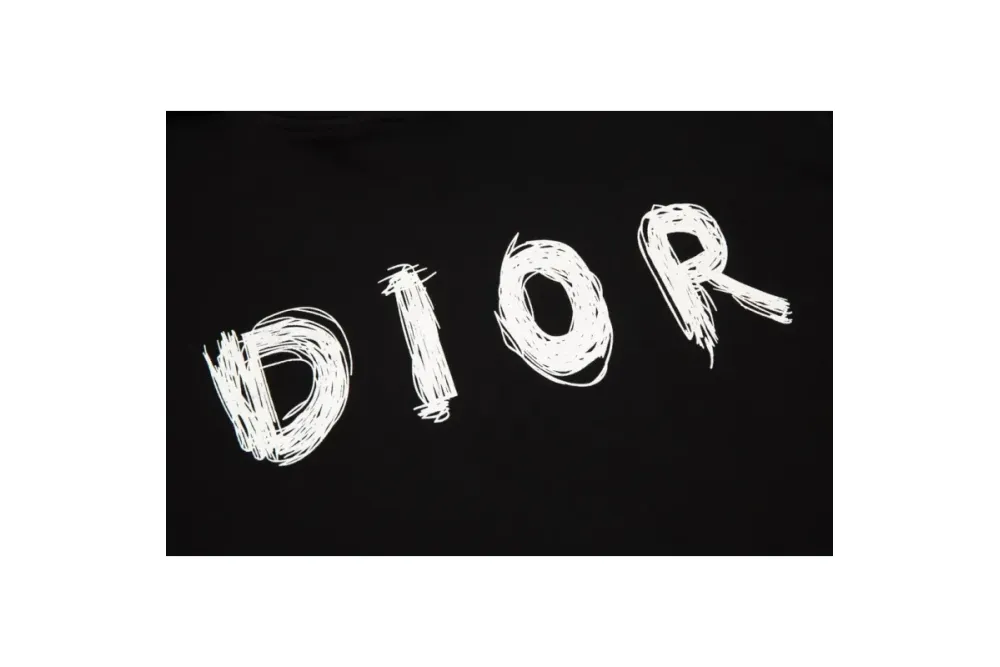 Dior Hoodie Letters Black