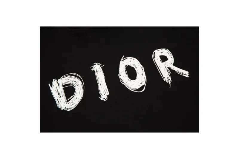 Dior Hoodie Letters Black