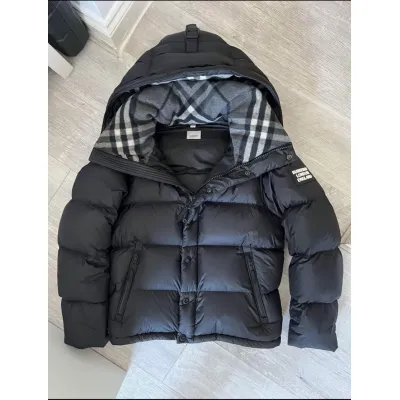 Burberry Puffer Jacket Black RSOUTFIT 01