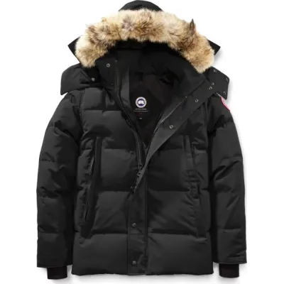 Canada Goose Wyndham Parka Jacket Black 01