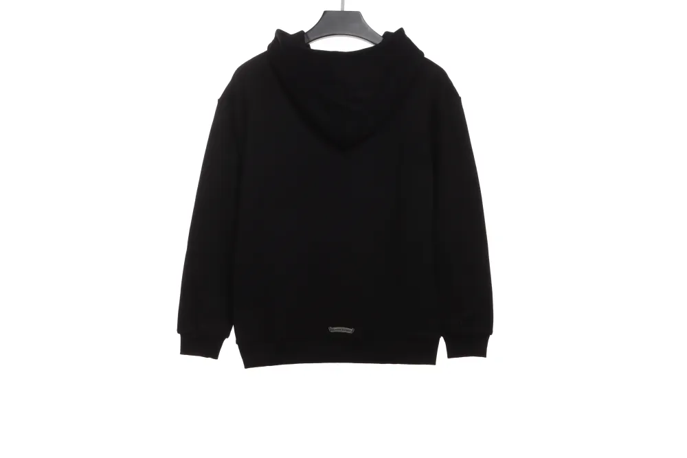 CHROME HEARTS Red Triple Cross Zip Up Hoodie