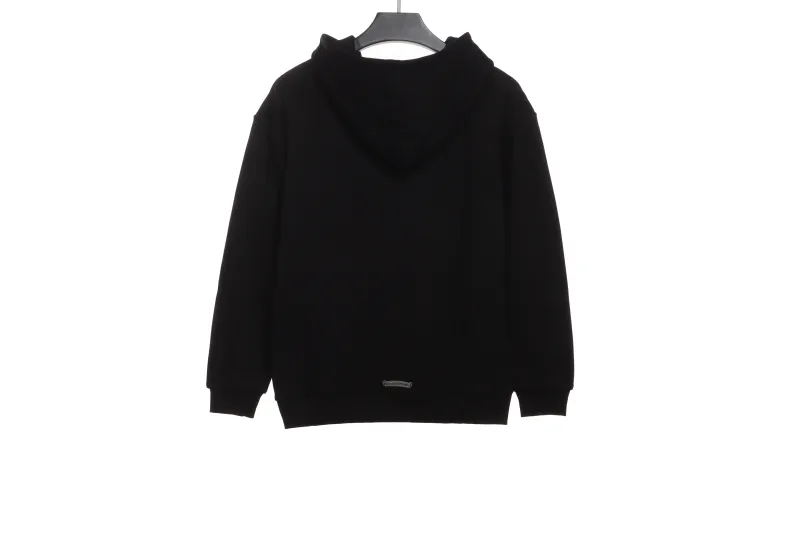 CHROME HEARTS Red Triple Cross Zip Up Hoodie