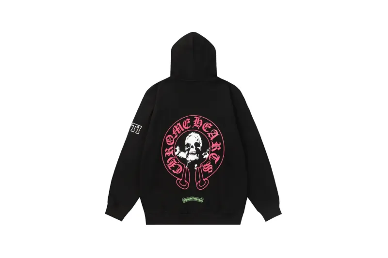 Chrome Hearts x Foti Skeleton Online Exclusive Hoodie Black