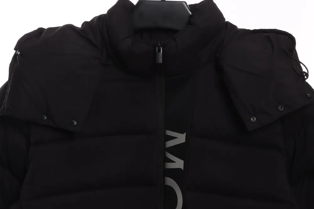 Moncler Black Ume Short Down Jacket