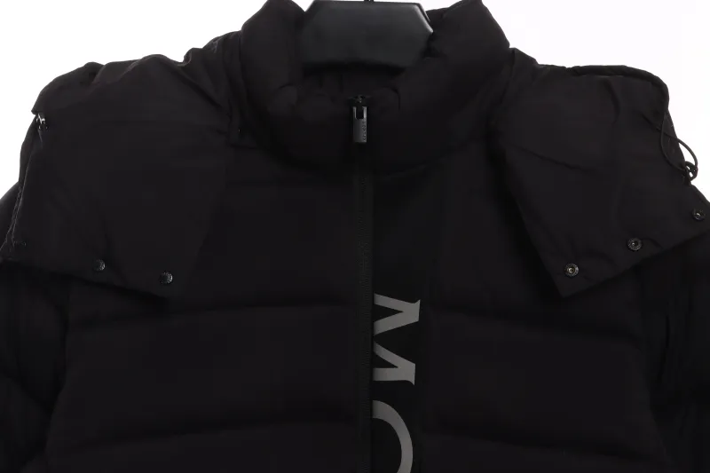 Moncler Black Ume Short Down Jacket