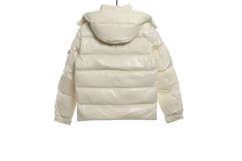 Moncler Maya 70 Short Down Jacket White
