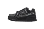 RSOUTFIT Louis Vuitton LV Trainer Maxi Sneaker All Black Diamond