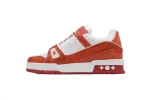 Louis Vuitton LV Trainer Sneaker Swarovksi Crystals Orange 1ACVXV
