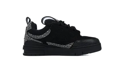 RSOUTFIT Louis Vuitton LV Skate Black Crystal Sneakers 02