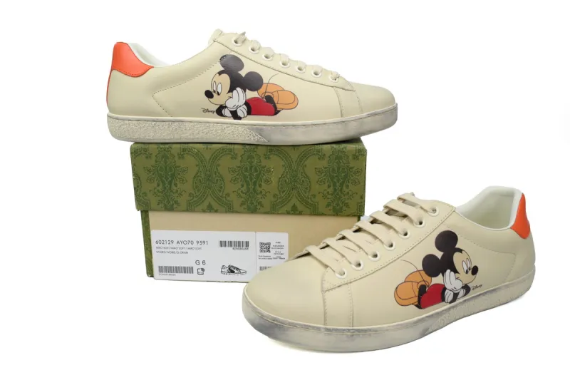 Gucci Ace Low x Disney Mickey Mouse Ivory