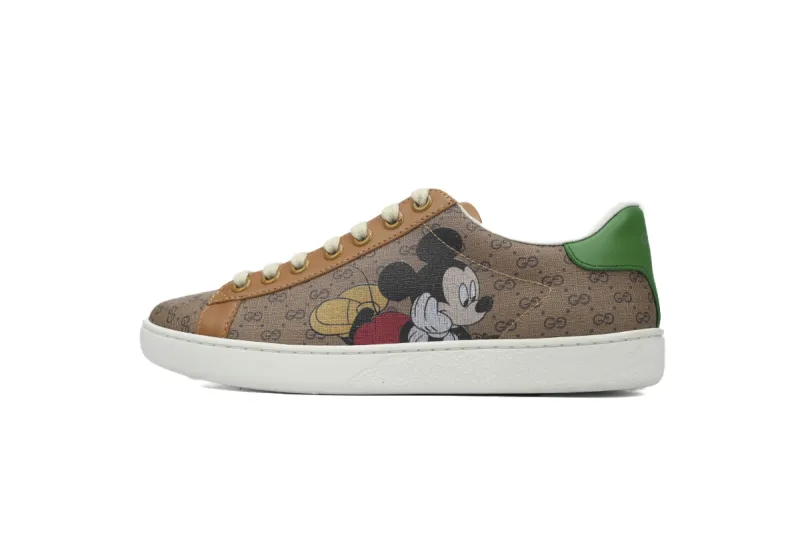 Disney x Gucci Ace Low Mickey Mouse Beige