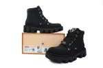 RSOUTFIT Louis Vuitton LV Checker Ankle Boot Black 1ACN7Y