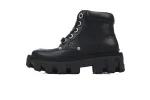 RSOUTFIT Louis Vuitton LV Checker Ankle Boot Black Cowhide
