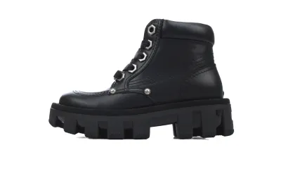 RSOUTFIT Louis Vuitton LV Checker Ankle Boot Black Cowhide 01