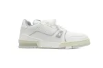 Louis Vuitton LV Trainer Sneaker White Grey Signature 1A8WAY