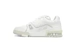 Louis Vuitton LV Trainer Sneaker White Grey Signature 1A8WAY