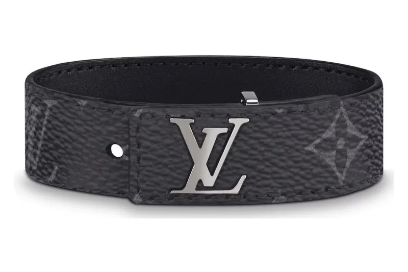 Louis Vuitton LV Slim Bracelet Monogram Eclipse Black