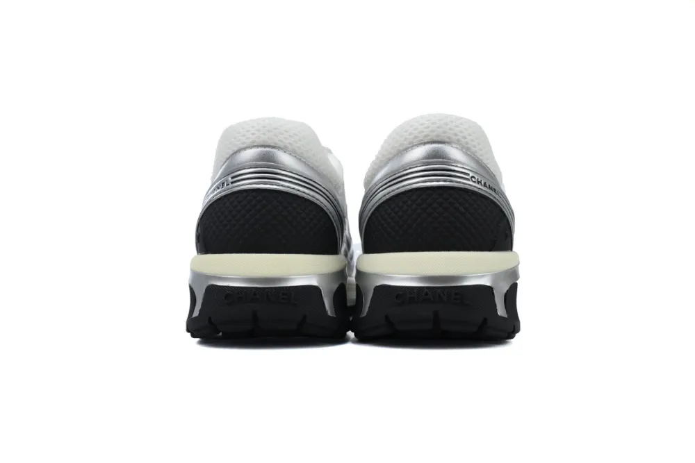 Chanel Wmns CC Logo Sneaker White Silver G39792 Y56368 K5451