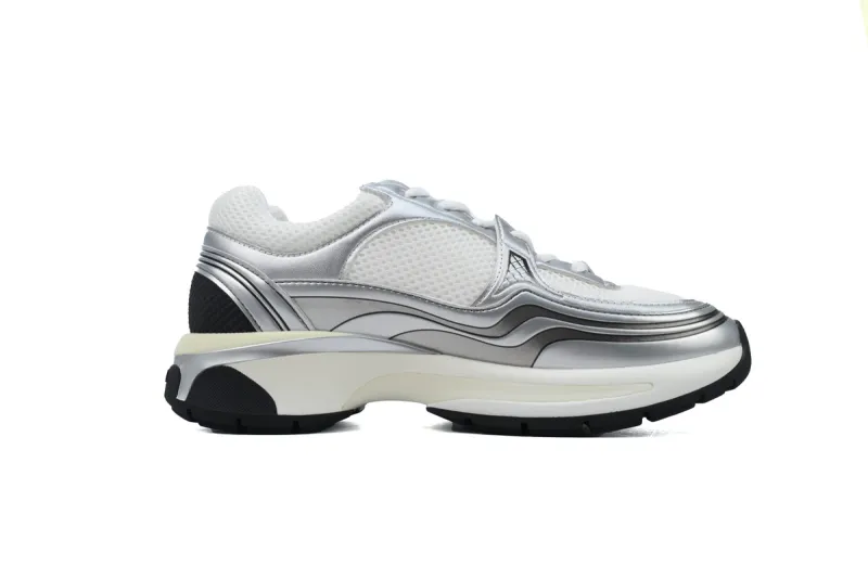 Chanel Wmns CC Logo Sneaker White Silver G39792 Y56368 K5451