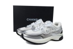 Chanel Wmns CC Logo Sneaker White Silver G39792 Y56368 K5451