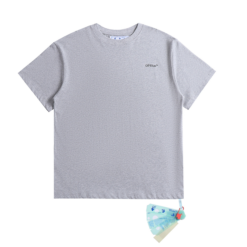  Ckwear Off-White T-shirt Grey 2679