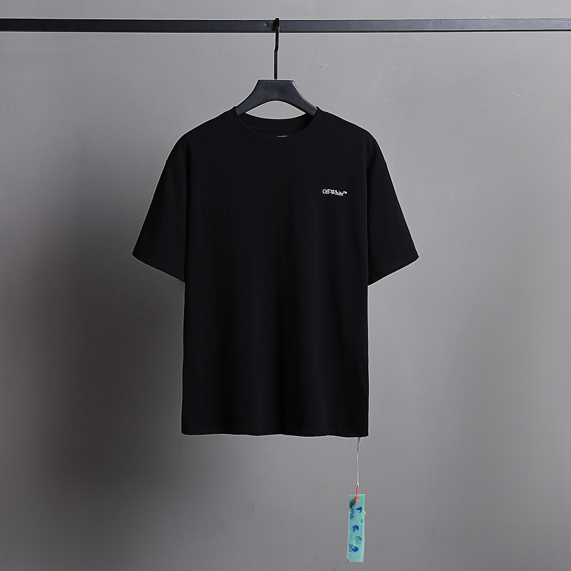 Ckwear Off-White T-shirt Black 2679