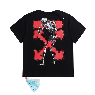 Ckwear Off-White T-shirt Black 2682 02