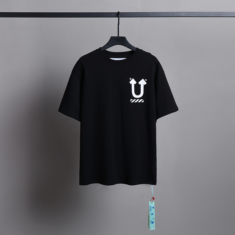 Ckwear Off-White T-shirt Black 2683