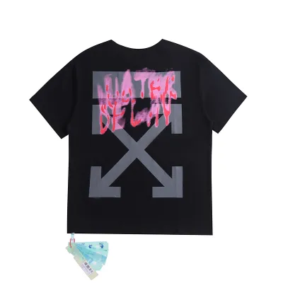 Ckwear Off-White T-shirt Black 2690 02