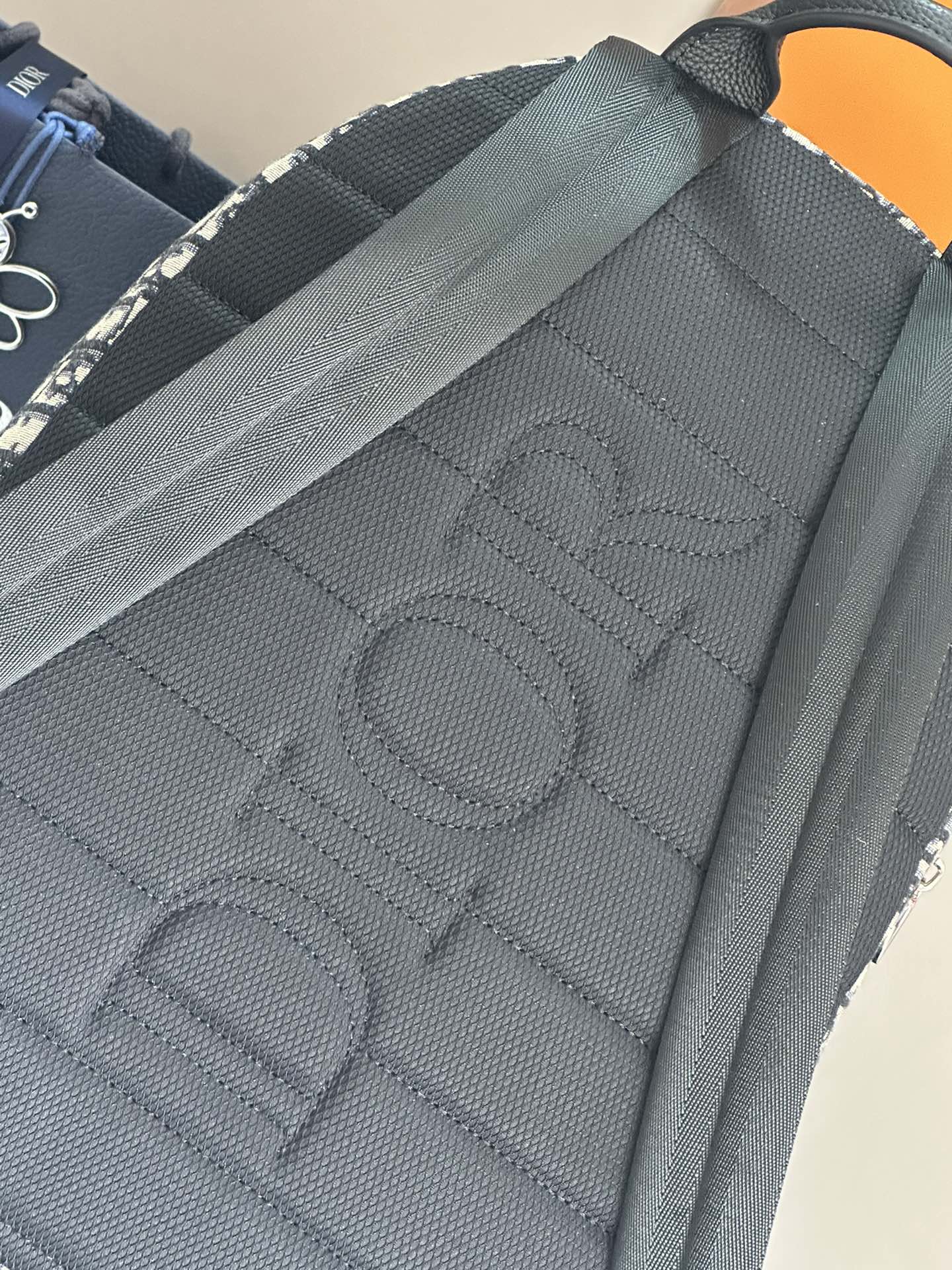 Dior Oblique Jacquard Backpack Black