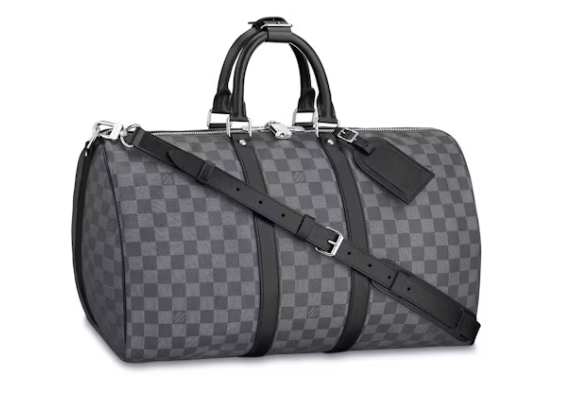 Louis Vuitton Keepall Bandouliere Damier Graphite 45 Black/Graphite