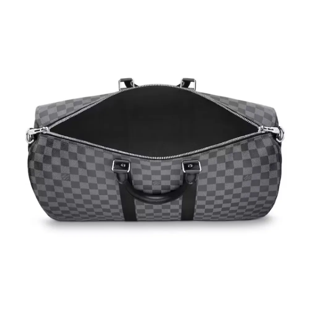 Louis Vuitton Keepall Bandouliere Damier Graphite 55 Black/Graphite