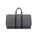 Louis Vuitton Keepall Bandouliere Damier Graphite 55 Black/Graphite