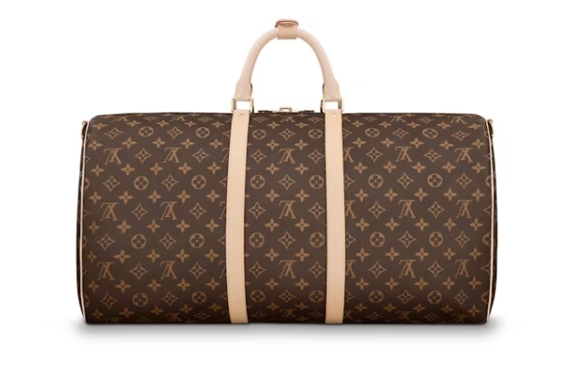 Louis Vuitton Keepall Bandouliere Monogram 55 Brown