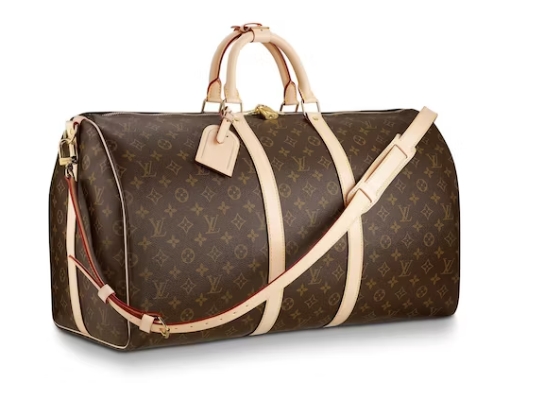Louis Vuitton Keepall Bandouliere Monogram 55 Brown