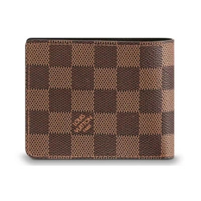 Louis Vuitton Wallet Slender Damier Ebene Brown 02