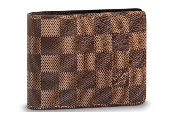 Louis Vuitton Wallet Slender Damier Ebene Brown