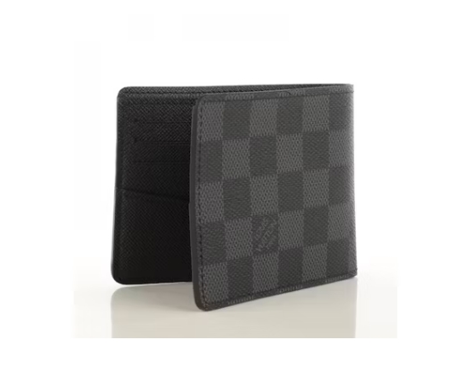 Louis Vuitton Wallet Slender Damier Graphite Gray Black