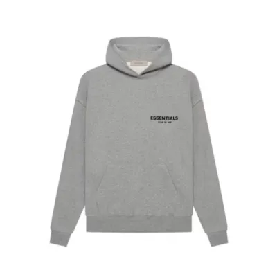Fear of God Essentials Hoodie Dark Oatmeal 02