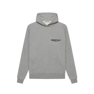 Fear of God Essentials Hoodie Dark Oatmeal 02