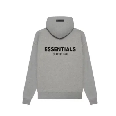 Fear of God Essentials Hoodie Dark Oatmeal 01