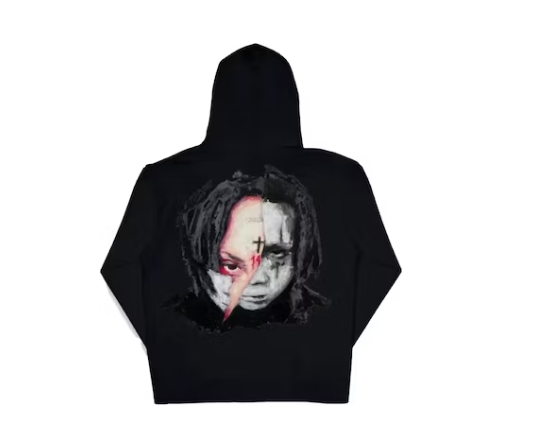 Revenge Trippie Arch Logo Hoodie Black