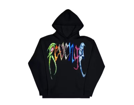 Revenge Trippie Arch Logo Hoodie Black