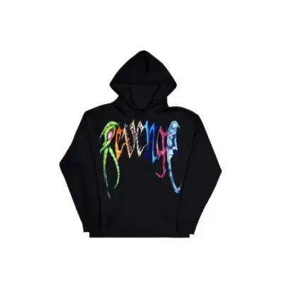 Revenge Trippie Arch Logo Hoodie Black 01