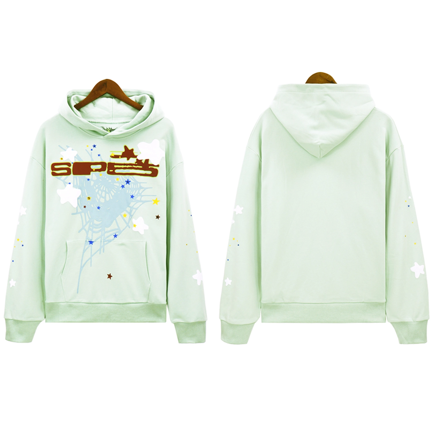 Sp5der SP5 Mint Hoodie Mint