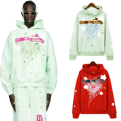 Sp5der TC5 Hoodie Red 02